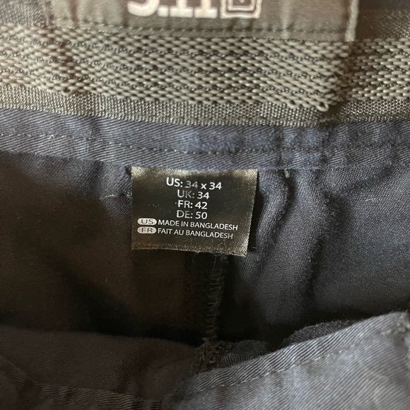 5.11 Tactical Emergency Services Work Pants Navy 34 UPF Cargo Utility - Picture 2 of 7